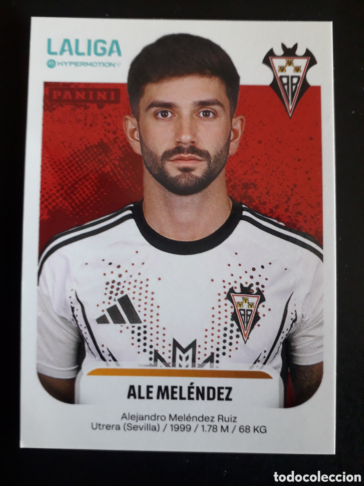 Fu&szlig;ball-Sticker: ALE MEL&Eacute;NDEZ ALBACETE N&deg; 13 LALIGA HYPERMOTION 25 26 2025 2026 PANINI SIN PEGAR PEDIDO M&Iacute;NIMO 3&euro;
