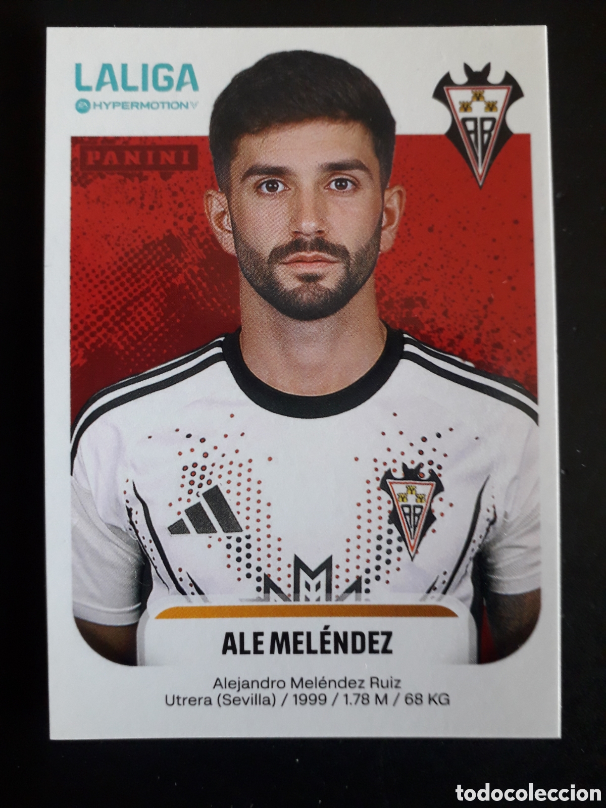 Cromos de F&uacute;tbol: ALE MEL&Eacute;NDEZ ALBACETE N&deg; 13 LALIGA HYPERMOTION 25 26 2025 2026 PANINI SIN PEGAR PEDIDO M&Iacute;NIMO 3&euro;.