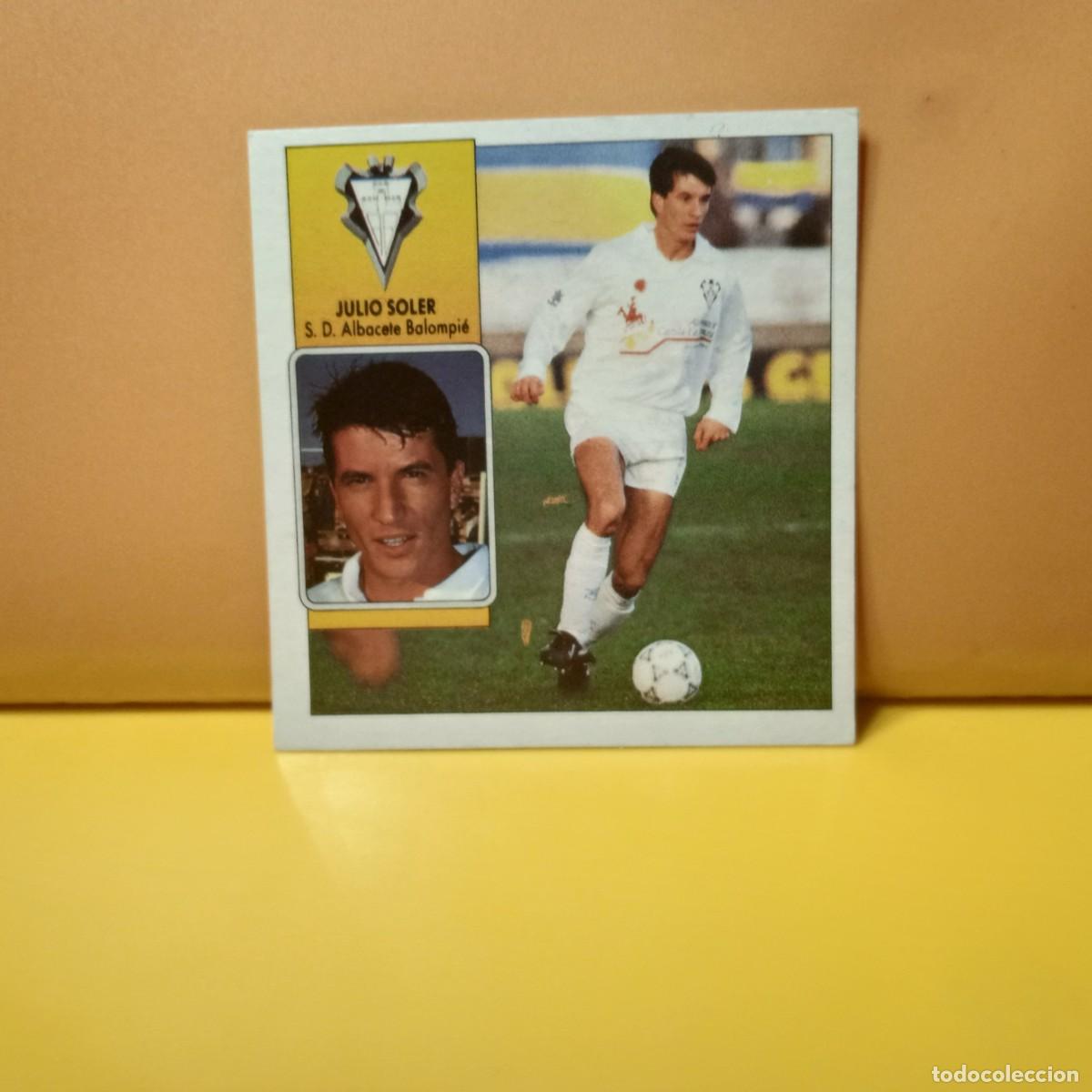 Cromos de F&uacute;tbol: EDICIONES ESTE 1992 1993 92 93 S.D ALBACETE JULIO SOLER