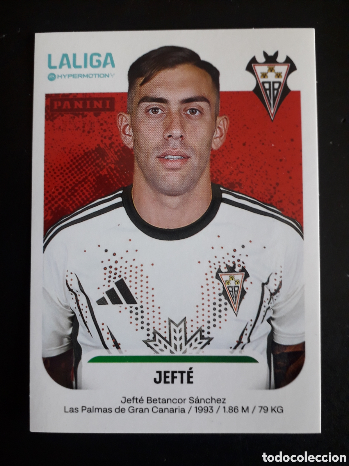 Cromos de F&uacute;tbol: JEFT&Eacute; ALBACETE N&deg; 19 LALIGA HYPERMOTION 25 26 2025 2026 PANINI SIN PEGAR PEDIDO M&Iacute;NIMO 3&euro;
