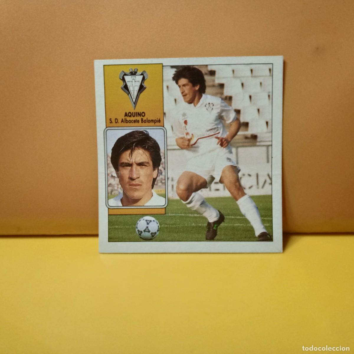 Cartes &agrave; collectionner de Football: EDICIONES ESTE 1991 1992 91 92 S.D ALBACETE AQUINO