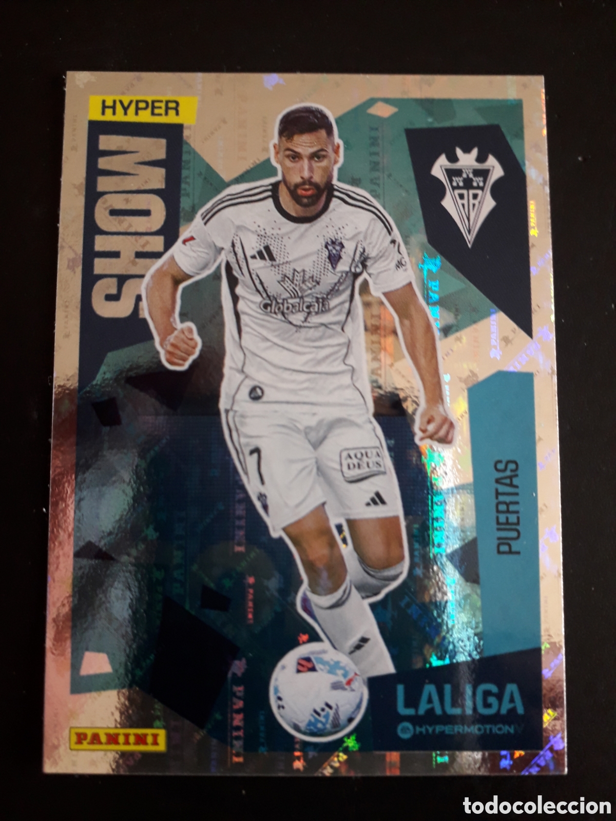 Cartes &agrave; collectionner de Football: PUERTAS ALBACETE SHOW N&deg; 432 LALIGA HYPERMOTION 25 26 2025 2026 PANINI SIN PEGAR PEDIDO M&Iacute;NIMO 3&euro;