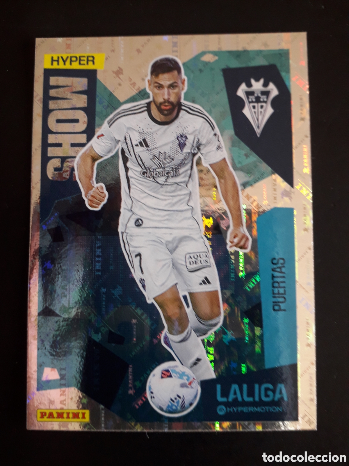 Fu&szlig;ball-Sticker: PUERTAS ALBACETE SHOW N&deg; 432 LALIGA HYPERMOTION 25 26 2025 2026 PANINI SIN PEGAR PEDIDO M&Iacute;NIMO 3&euro;
