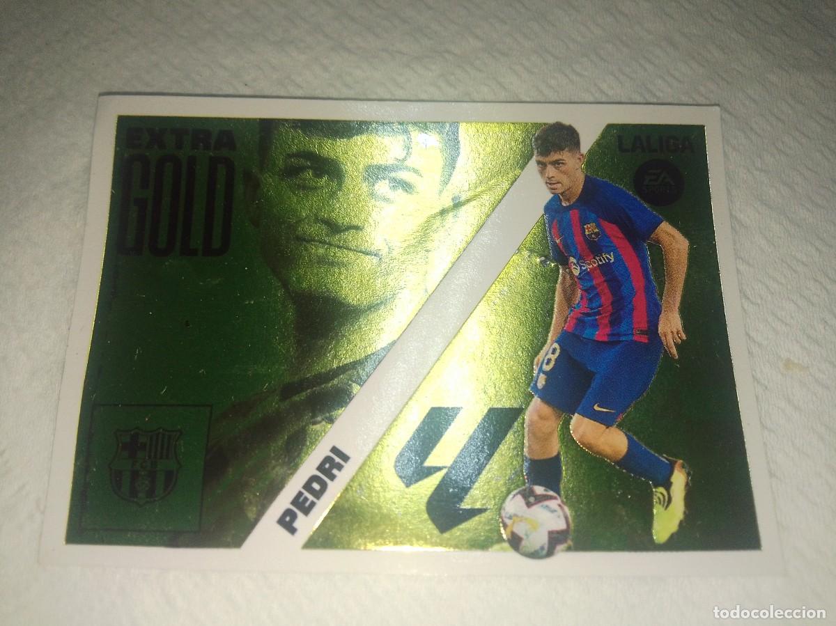 Cromos de F&uacute;tbol: PEDRI EXTRA GOLF BARCELONA 23 24 LUGA ESTE 2023 2024 SIN PEGAR
