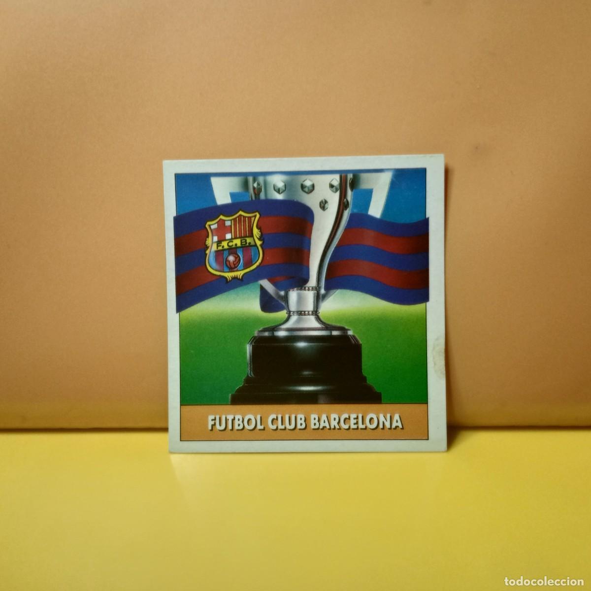 Fu&szlig;ball-Sticker: EDICIONES ESTE 1991 1992 91 92 F.C BARCELONA ESCUDO