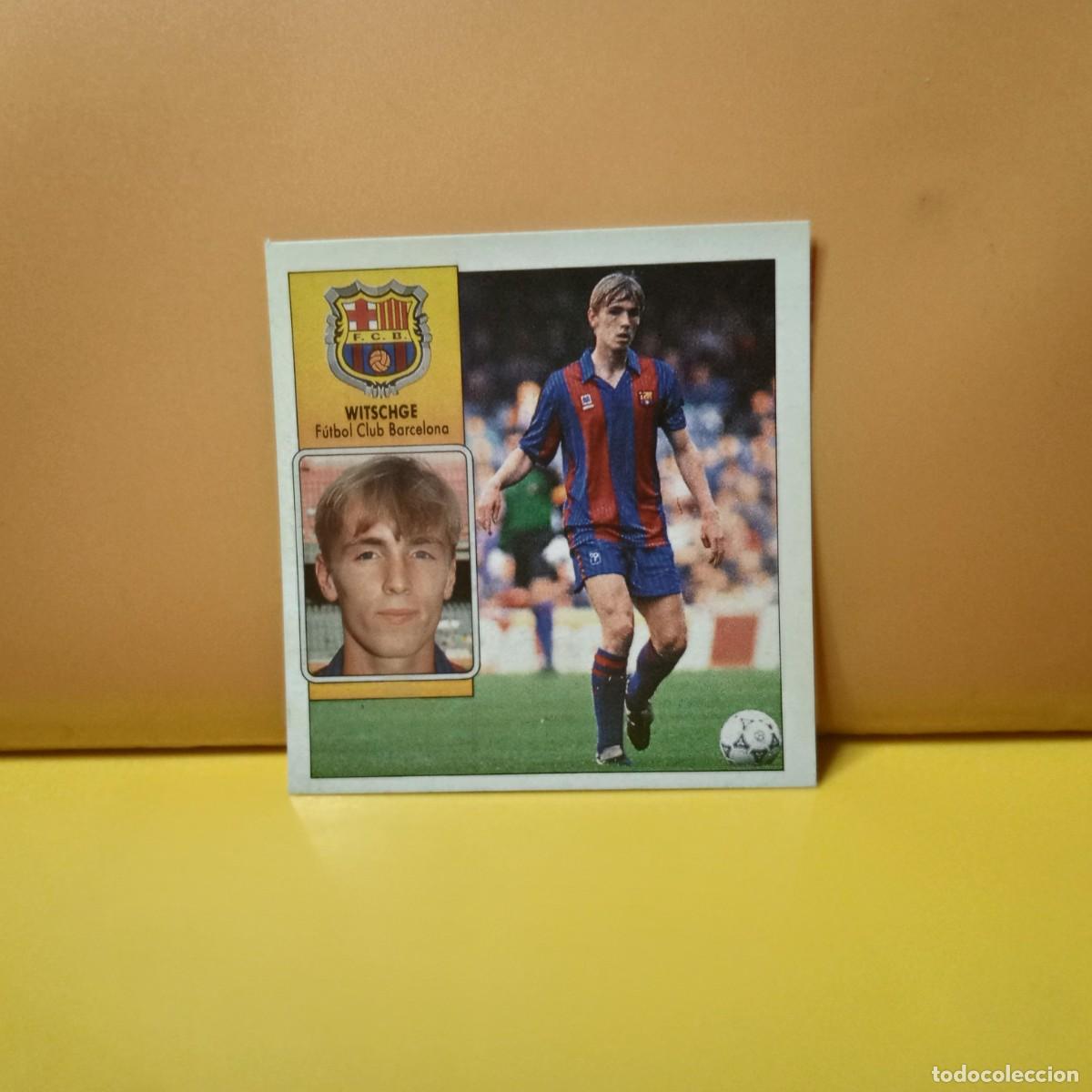 Fu&szlig;ball-Sticker: EDICIONES ESTE 1991 1992 91 92 F.C BARCELONA WITSCHGE