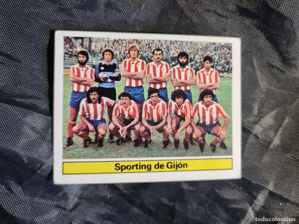 Fu&szlig;ball-Sticker: ALINEACION. SPORTING DE GIJON. SIN PEGAR. ESTE 81/82, 1981/82, 1981/1982. PEDIDO MINIMO 3&euro;