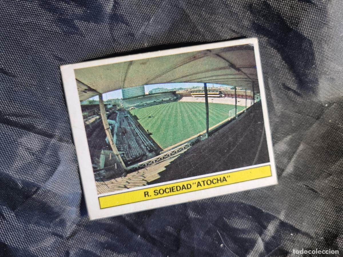 Fu&szlig;ball-Sticker: REAL SOCIEDAD. ATOCHA. SIN PEGAR. ESTE 81/82, 1981/82, 1981/1982. PEDIDO MINIMO 3&euro;