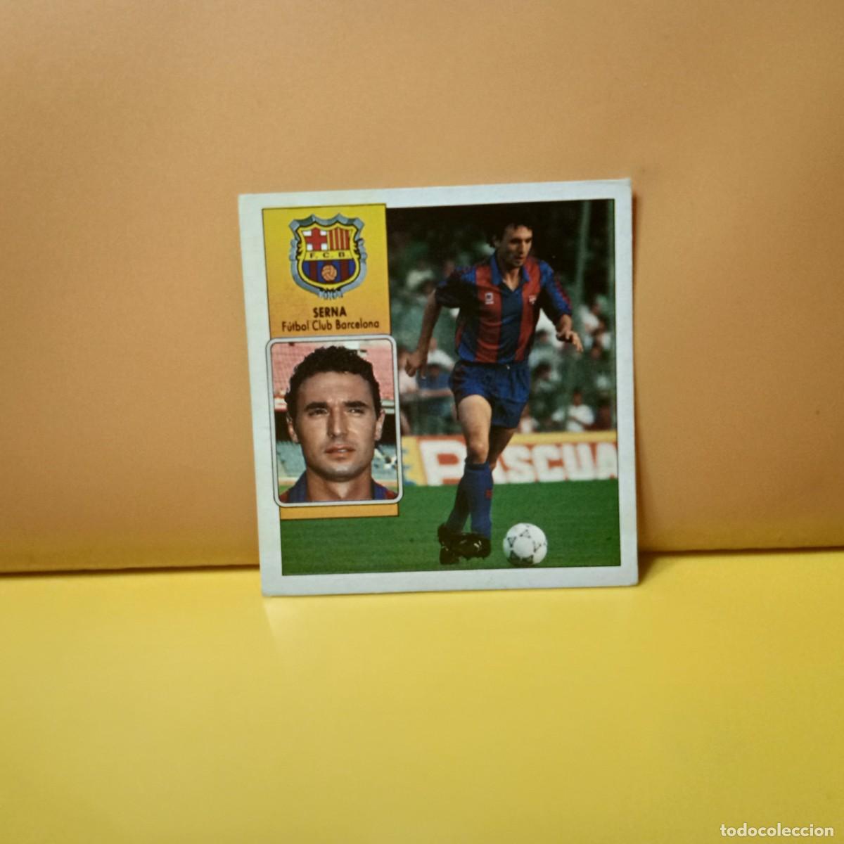 Fu&szlig;ball-Sticker: EDICIONES ESTE 1991 1992 91 92 F.C BARCELONA SERNA