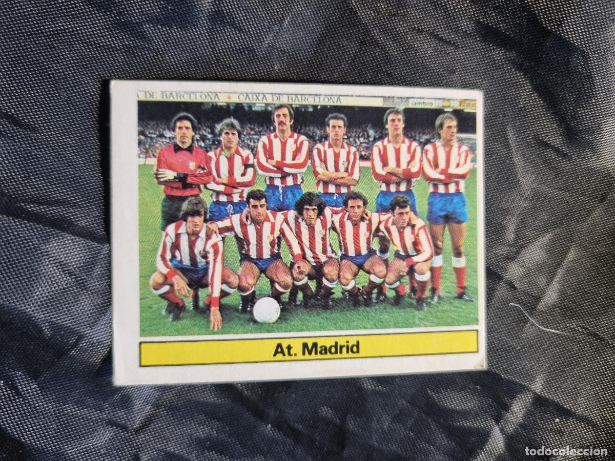 Cromos de F&uacute;tbol: ALINEACION. AT. MADRID. SIN PEGAR. ESTE 81/82, 1981/82, 1981/1982. PEDIDO MINIMO 3&euro;