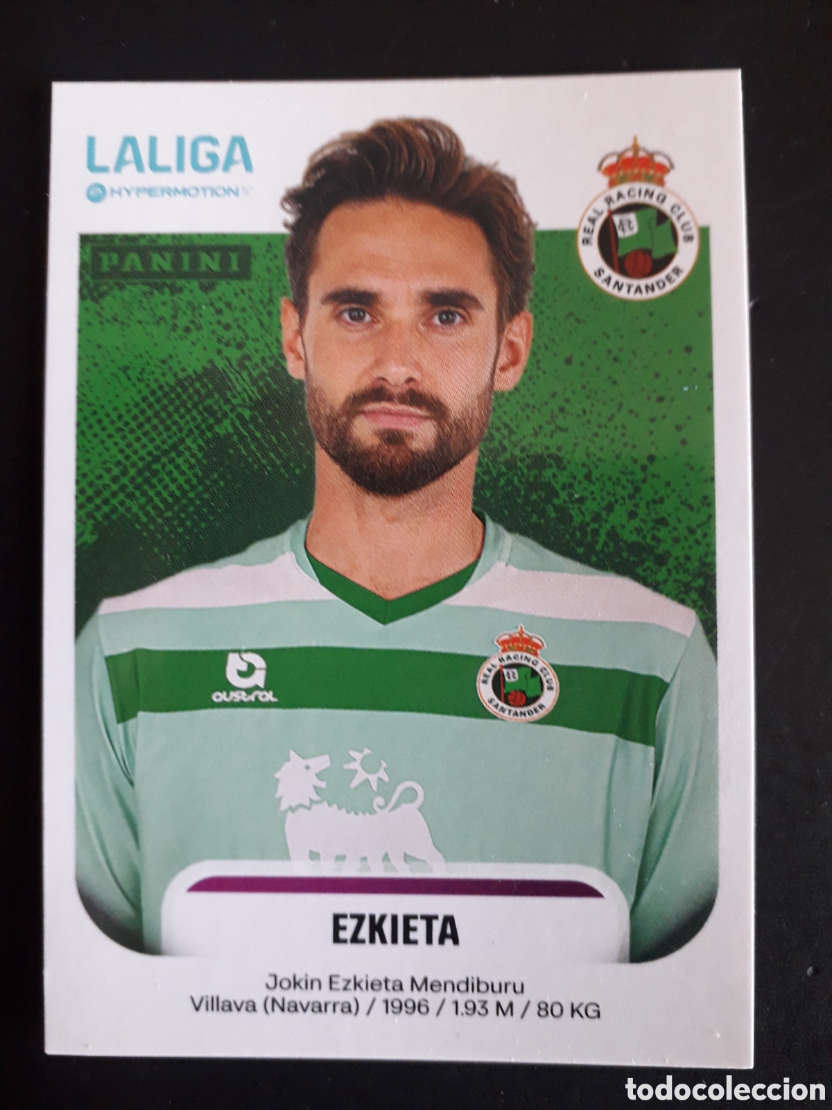 Cromos de F&uacute;tbol: EZKIETA RACING DE SANTANDER N&deg; 327 LALIGA HYPERMOTION 25 26 2025 2026 PANINI PEDIDO M&Iacute;NIMO 3&euro;