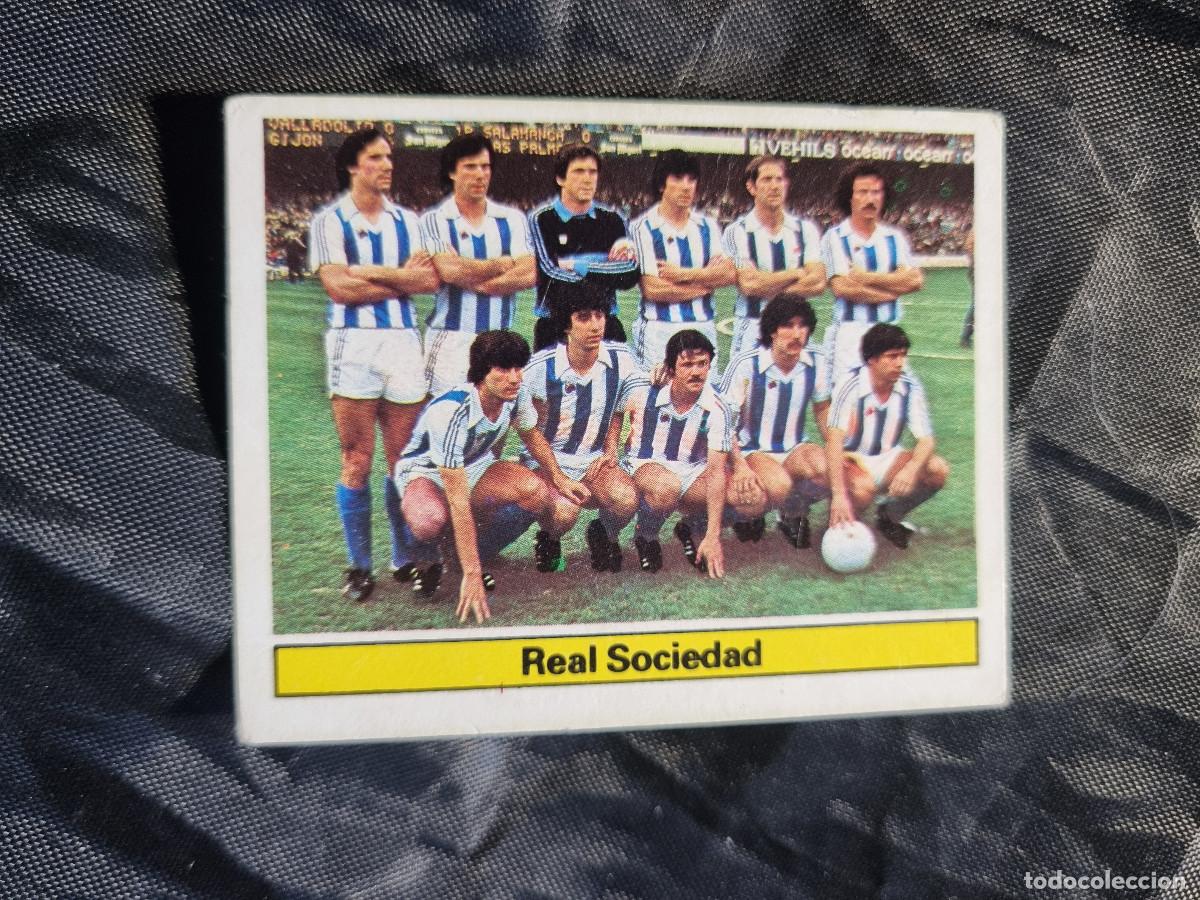 Cromos de F&uacute;tbol: ALINEACION. REAL SOCIEDAD. SIN PEGAR. ESTE 81/82, 1981/82, 1981/1982. PEDIDO MINIMO 3&euro;