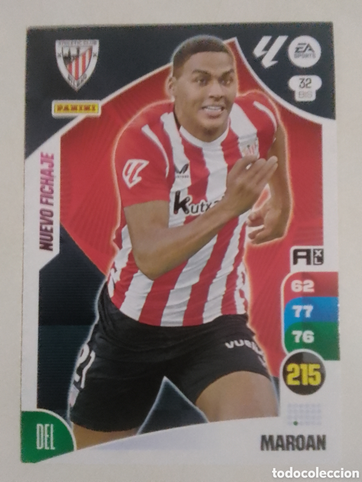 Figurine di Calcio: Adrenalyn XL 2024-25 n&deg; 32 BIS Maroan &bull; Athletic Club. NUEVO FICHAJE.