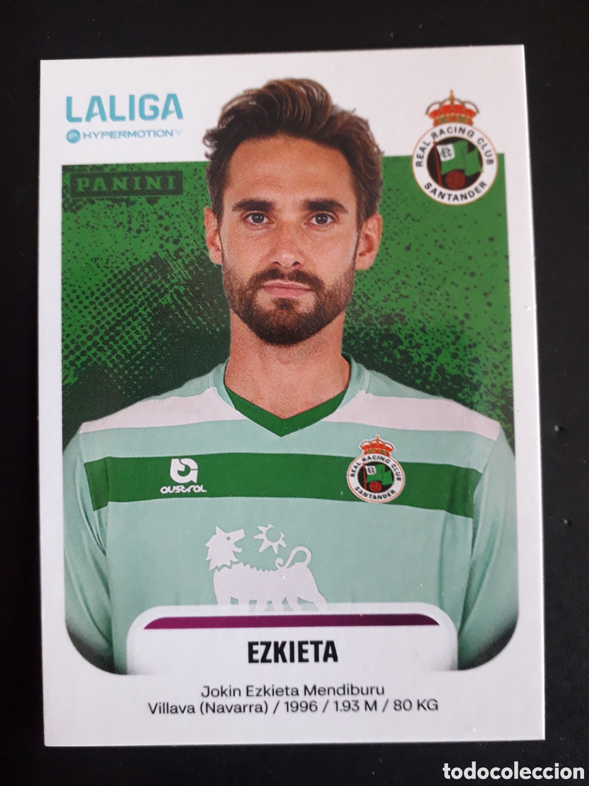 Figurine di Calcio: EZKIETA RACING DE SANTANDER N&deg; 327 LALIGA HYPERMOTION 25 26 2025 2026 PANINI PEDIDO M&Iacute;NIMO 3&euro;