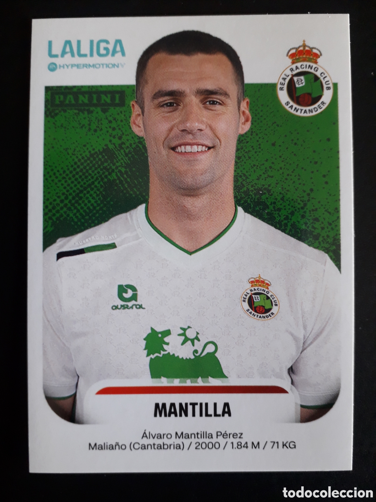 Figurine di Calcio: MANTILLA RACING DE SANTANDER N&deg; 329 A LALIGA HYPERMOTION 25 26 2025 2026 PANINI PEDIDO M&Iacute;NIMO 3&euro;