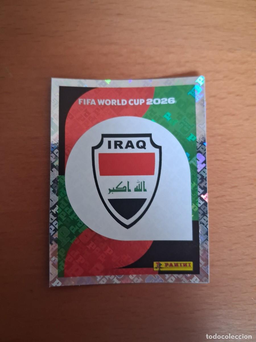 Figurine di Calcio: Fifa World Cup 26 Mundial 2026 IRQ 1 Iraq Escudo Logo