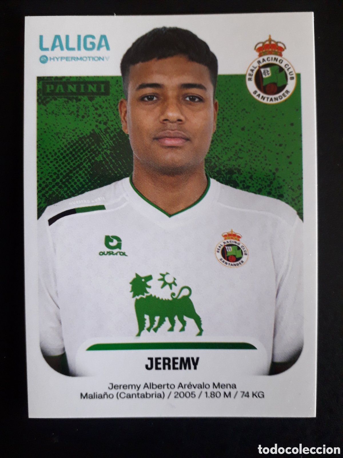 Cromos de F&uacute;tbol: JEREMY RACING SANTANDER N&deg; 341 LALIGA HYPERMOTION 25 26 2025 2026 PANINI SIN PEGAR PEDIDO M&Iacute;NIMO 3&euro;.