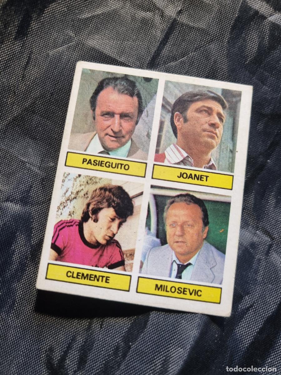 Cromos de F&uacute;tbol: ENTRENADORES: MORA, MIERA, MU&Ntilde;OZ, BEEN...SIN PEGAR. ESTE 81/82, 1981/82, 1981/1982. PEDIDO MINIMO 3&euro;