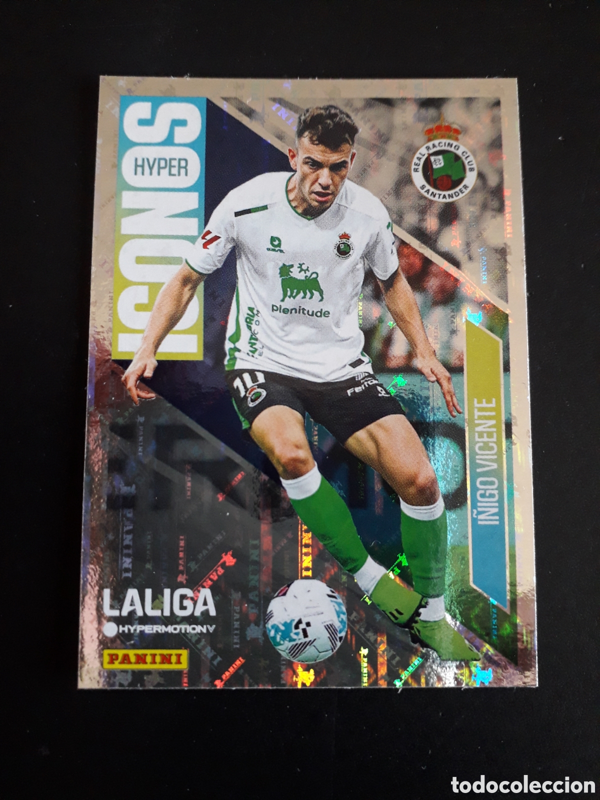 Cromos de F&uacute;tbol: &Iacute;&Ntilde;IGO VICENTE RACING SANTANDER ICONOS N&deg; 461 HYPERMOTION 25 26 2025 2026 PANINI PEDIDO M&Iacute;NIMO 3&euro;