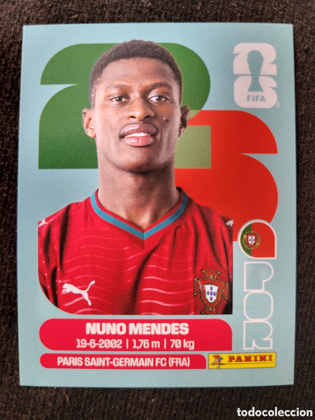 Football Stickers: POR 7 Nuno Mendes [Sticker] / FIFA World Cup 2026
