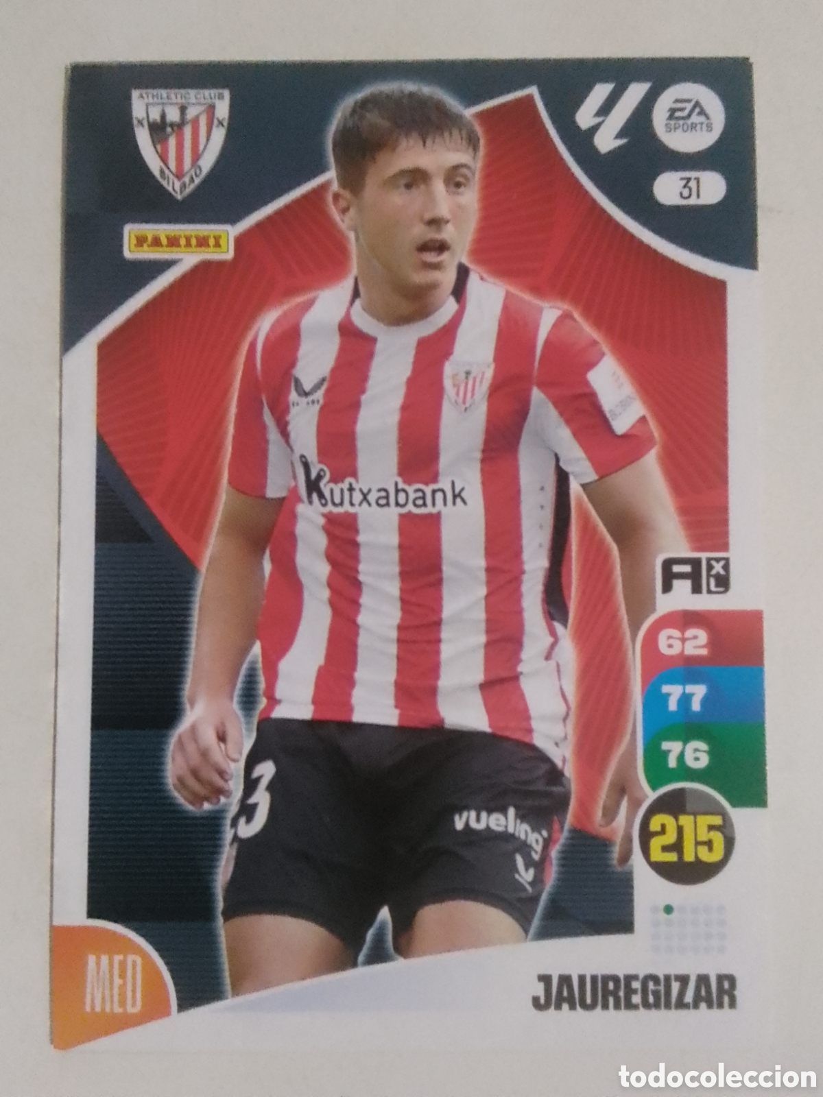 Cromos de F&uacute;tbol: Adrenalyn XL 2024-25 n&deg; 31 Jaureguzar &bull; Athletic Club.