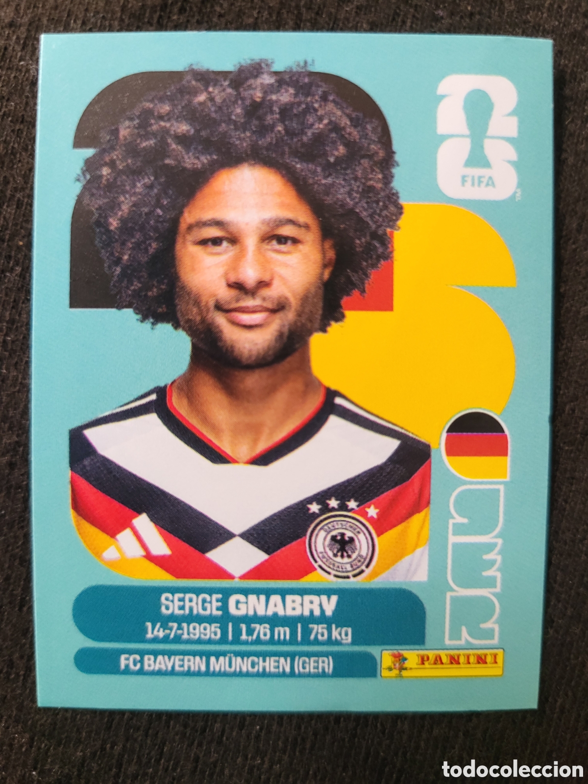 Cromos de F&uacute;tbol: 16 Serge Gnabry [Sticker] / FIFA World Cup 2026
