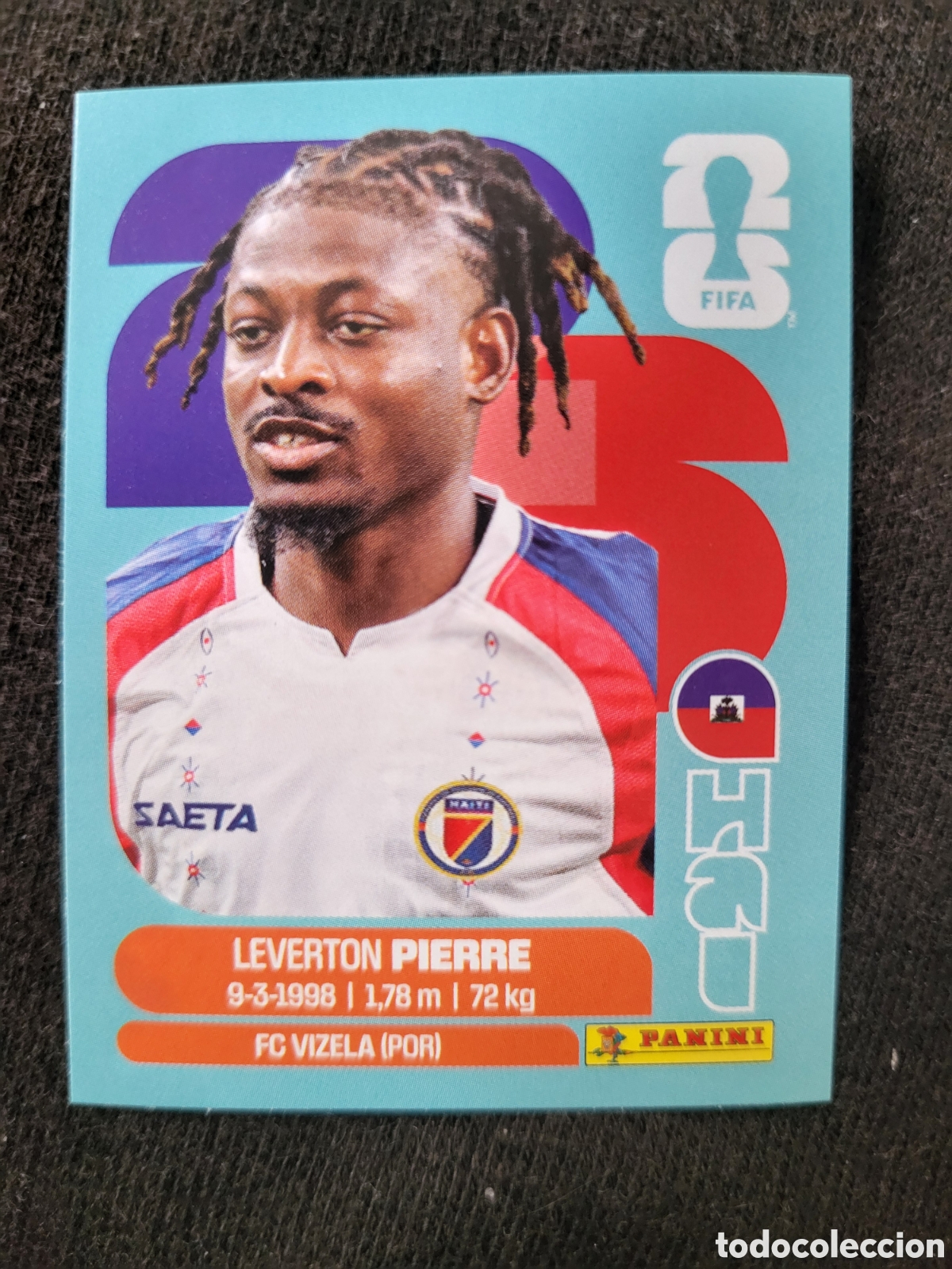 Cromos de F&uacute;tbol: HAI 10 Leverton Pierre [Sticker] / FIFA World Cup 2026