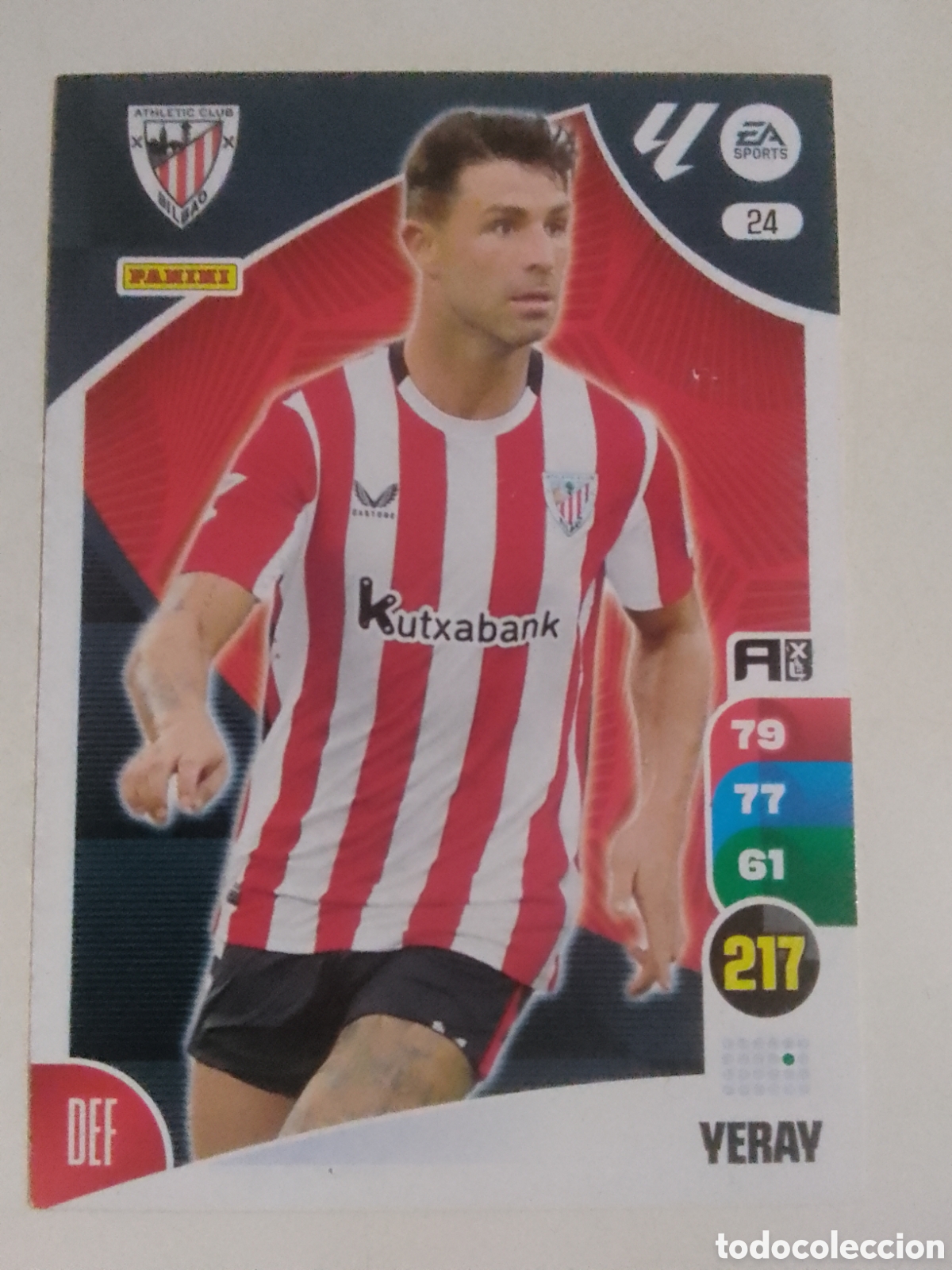 Cromos de F&uacute;tbol: Adrenalyn XL 2024-25 n&deg; 24 Yeray &bull; Athletic Club.