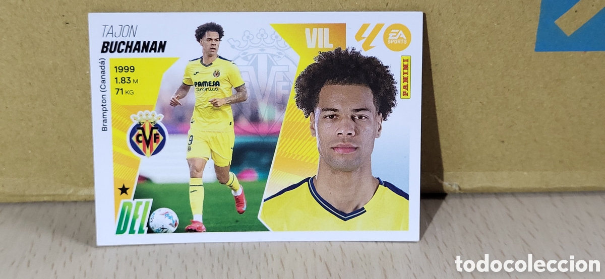 Cartes &agrave; collectionner de Football: BUCHANAN VILLARREAL N&ordm; 20 BIS COLOCA LIGA ESTE 25 26 2025 2026 PANINI