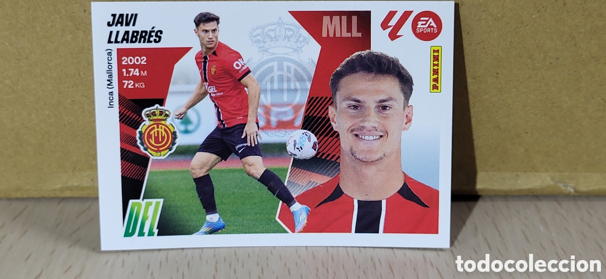 Cromos de Futebol: JAVI LLABRES RCD MALLORCA N&ordm; 17 BIS COLOCA LIGA ESTE 25 26 2025 2026 PANINI