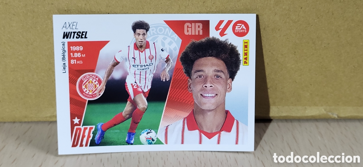 Cromos de Futebol: WITSEL GIRONA N&ordm; 8 BIS COLOCA LIGA ESTE 25 26 2025 2026 PANINI