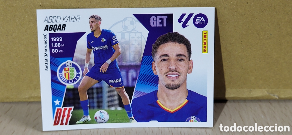 Cromos de Futebol: ABQAR GETAFE N&ordm; 7 BIS COLOCA LIGA ESTE 25 26 2025 2026 PANINI