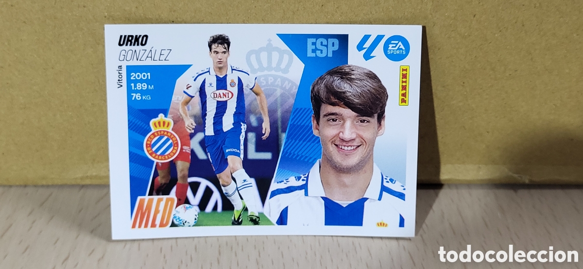 Cromos de F&uacute;tbol: URKO RCD ESPA&Ntilde;OL ESPANYOL N&ordm; 12 BIS COLOCA LIGA ESTE 25 26 2025 2026 PANINI
