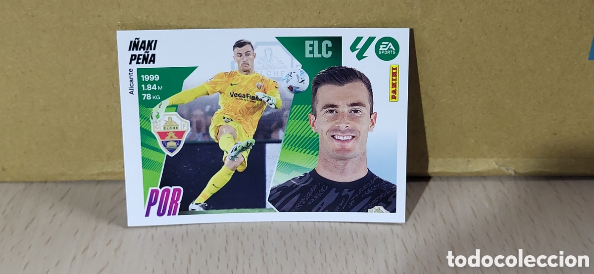 Fu&szlig;ball-Sticker: I&Ntilde;AKI PE&Ntilde;A ELCHE N&ordm; 4 BIS COLOCA LIGA ESTE 25 26 2025 2026 PANINI