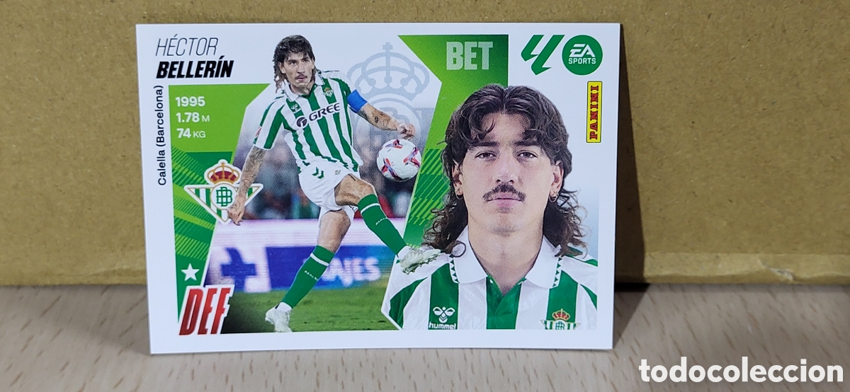 Fu&szlig;ball-Sticker: BELLERIN BETIS N&ordm; 9 BIS COLOCA LIGA ESTE 25 26 2025 2026 PANINI