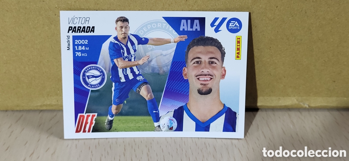 Football Stickers: PARADA ALAVES N&ordm; 8 BIS COLOCA LIGA ESTE 25 26 2025 2026 PANINI
