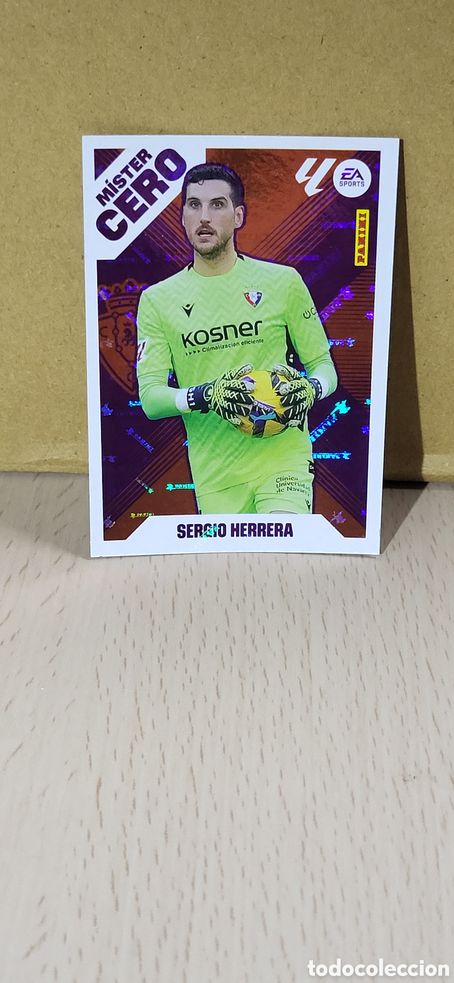 Cartes &agrave; collectionner de Football: SERGIO HERRERA OSASUNA N&ordm; 11 MISTER CERO LIGA ESTE 25 26 2025 2026 PANINI