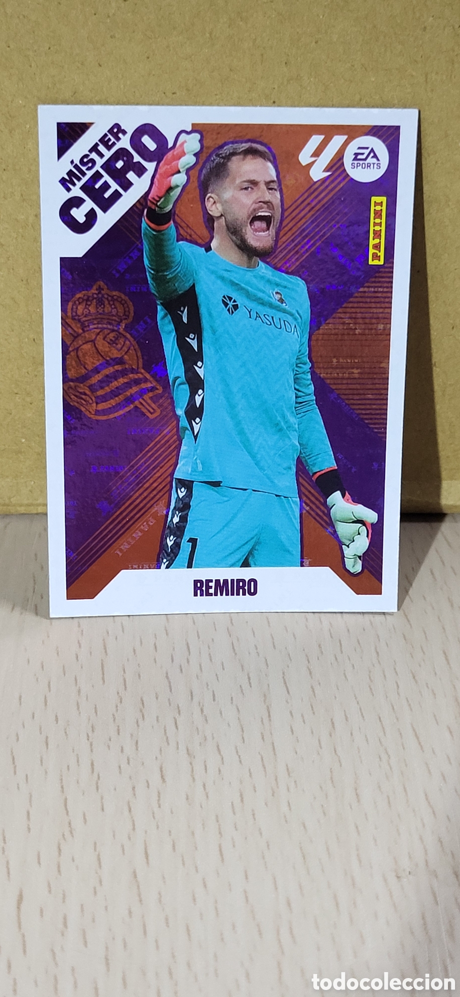 Figurine di Calcio: REMIRO REAL SOCIEDAD N&ordm; 10 MISTER CERO LIGA ESTE 25 26 2025 2026 PANINI