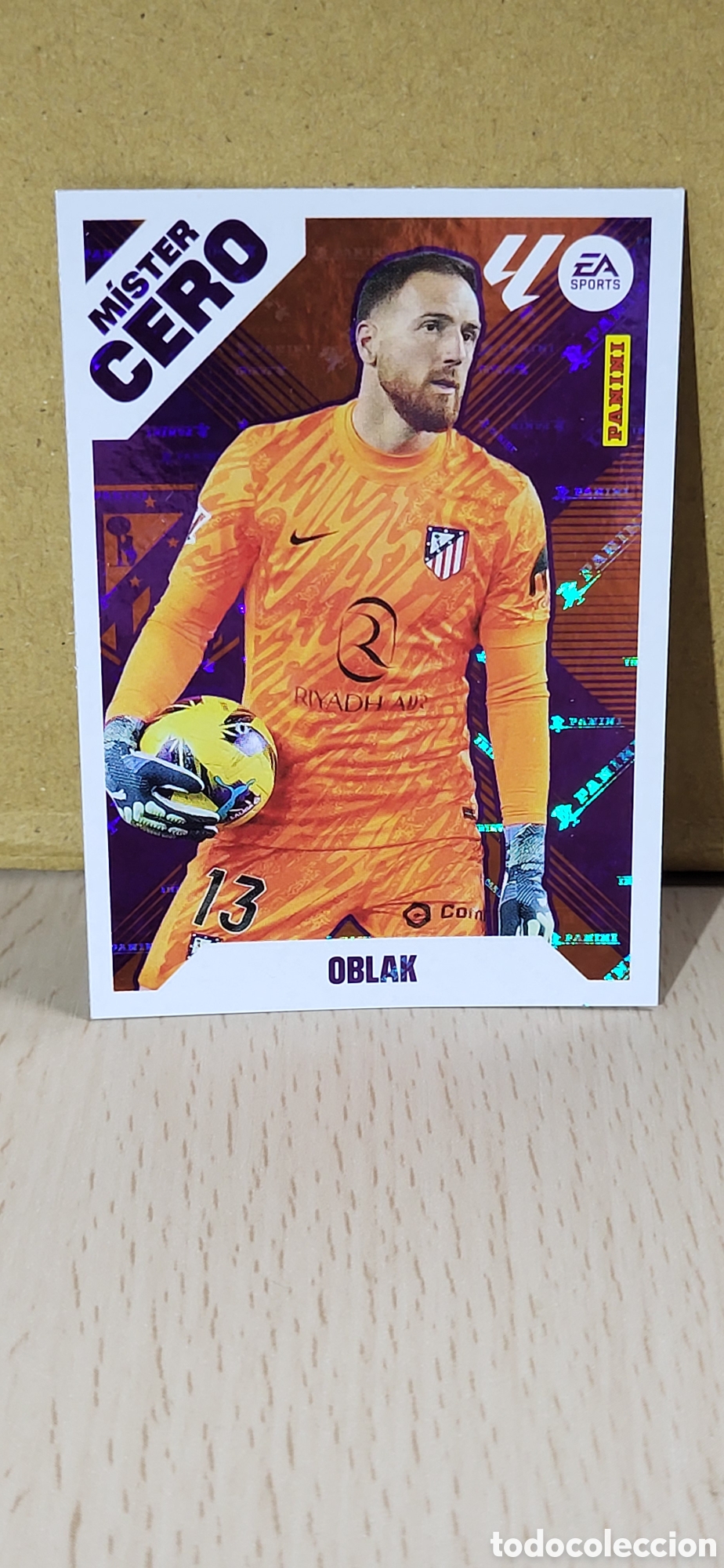 Cromos de Futebol: OBLAK ATLETICO DE MADRID N&ordm; 9 MISTER CERO LIGA ESTE 25 26 2025 2026 PANINI