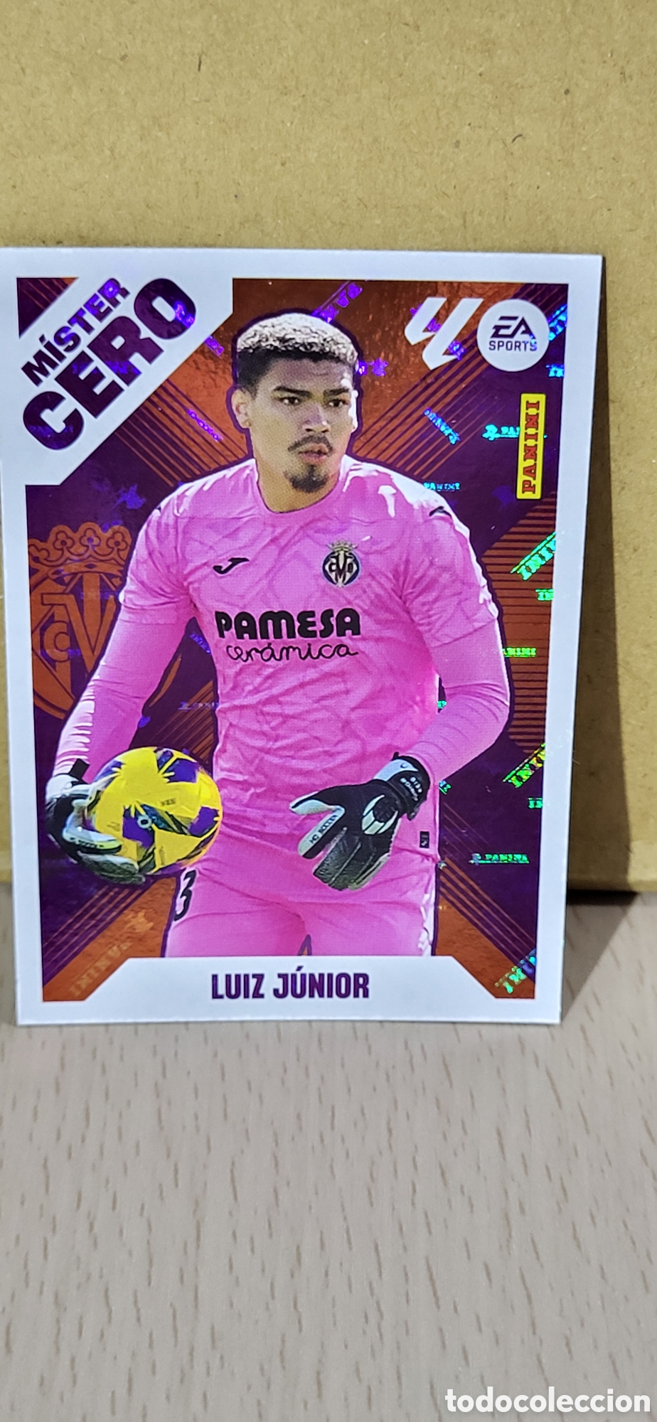 Cartes &agrave; collectionner de Football: LUIZ JUNIOR VILLARREAL N&ordm; 6 MISTER CERO LIGA ESTE 25 26 2025 2026 PANINI
