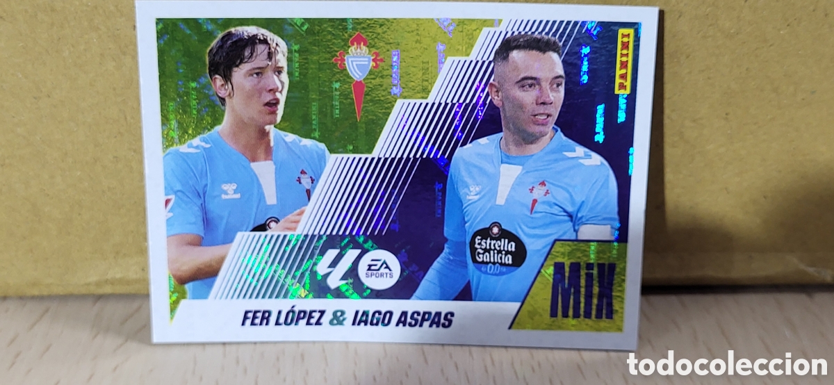Football Stickers: FER LOPEZ IAGO ASPAS CELTA N&ordm; 8 MIX LIGA ESTE 25 26 2025 2026 PANINI