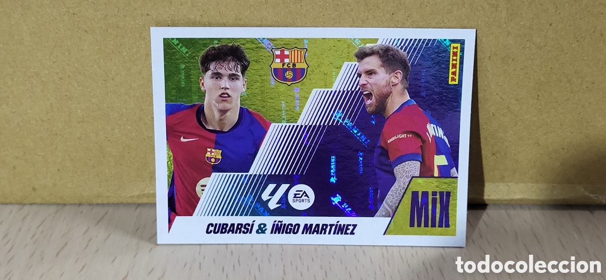 Football Stickers: CUBARSI I&Ntilde;IGO MARTINEZ BARCELONA BAR&Ccedil;A N&ordm; 4 MIX LIGA ESTE 25 26 2025 2026 PANINI