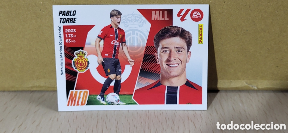 Cromos de F&uacute;tbol: PABLO TORRE MALLORCA ULTIMOS FICHAJES N&ordm; 12 LIGA ESTE 25 26 2025 2026 PANINI