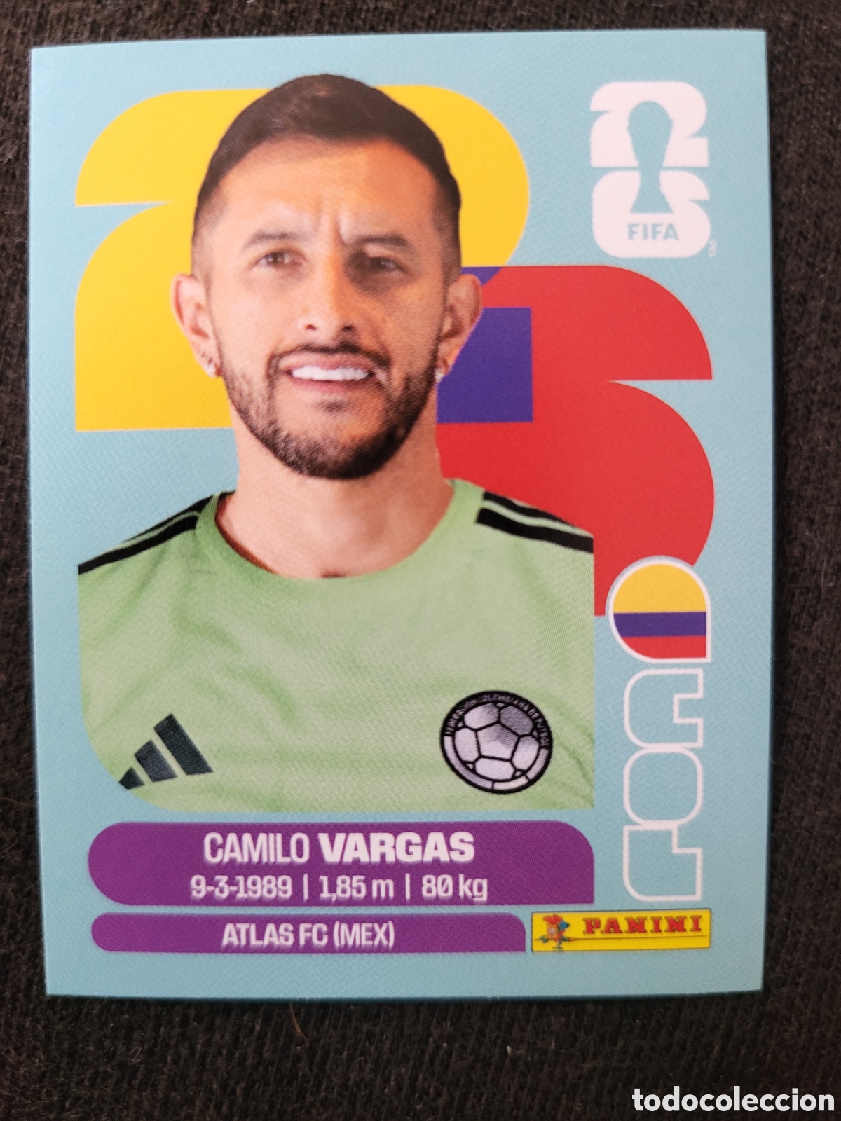 Cromos de F&uacute;tbol: COL 2 Camilo Vargas [Sticker] / FIFA World Cup 2026
