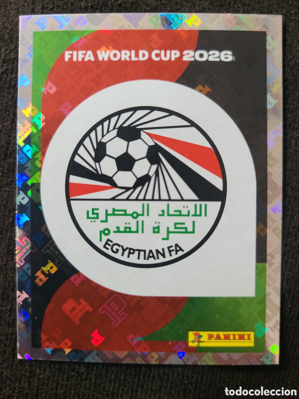 Cromos de F&uacute;tbol: EGY 1 Egyptian FA [Escudo, Sticker] / FIFA World Cup 2026