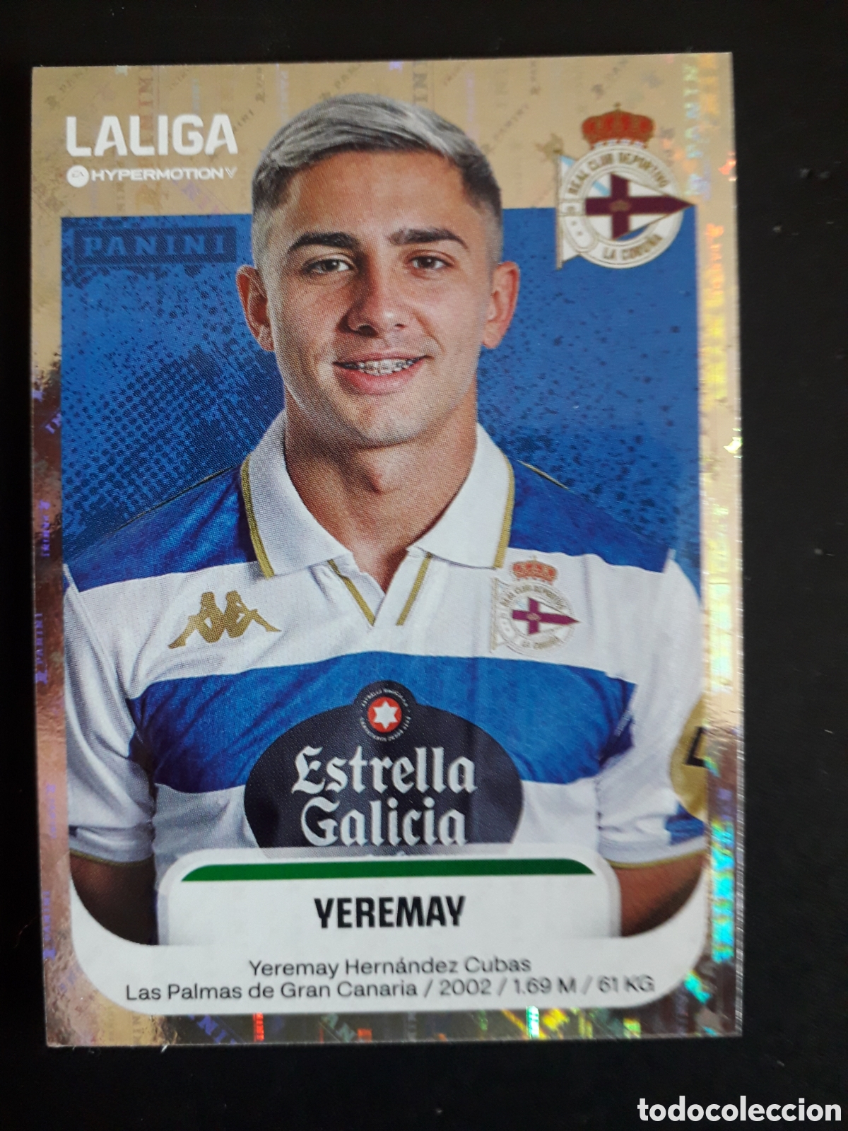 Cromos de F&uacute;tbol: YEREMAY DEPORTIVO CORU&Ntilde;A N&deg; 188 LALIGA HYPERMOTION 25 26 2025 2026 PANINI SIN PEGAR PEDIDO M&Iacute;NIMO 3&euro;