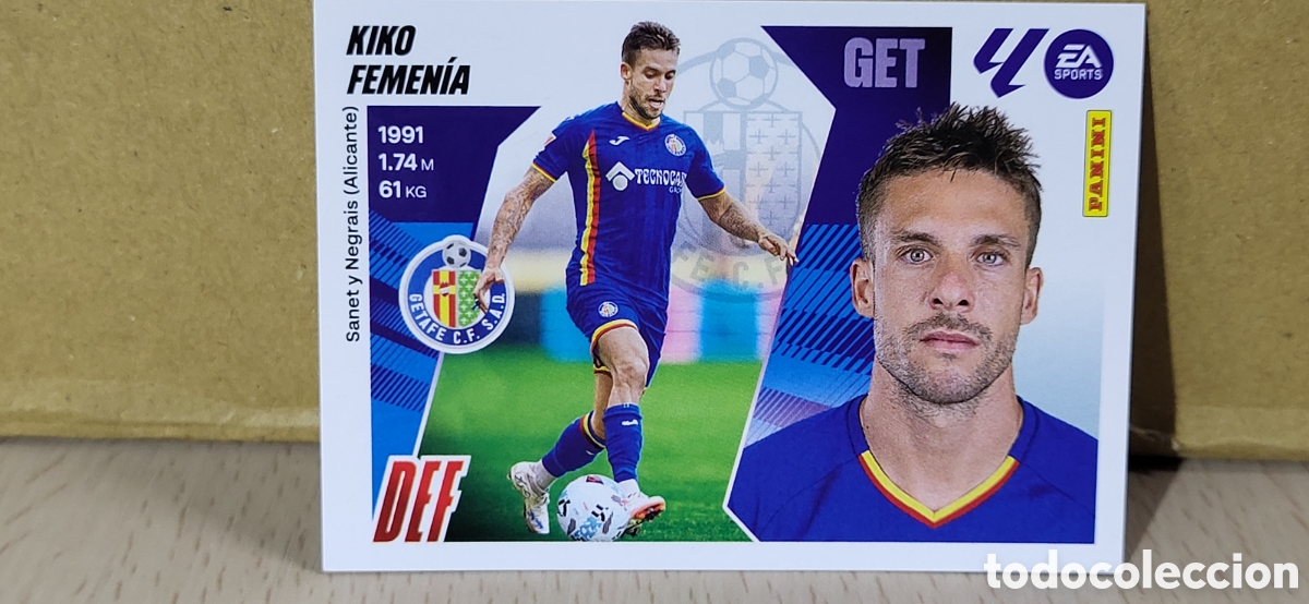 Figurine di Calcio: KIKO FEMENIA GETAFE ULTIMOS FICHAJES N&ordm; 23 LIGA ESTE 25 26 2025 2026 PANINI