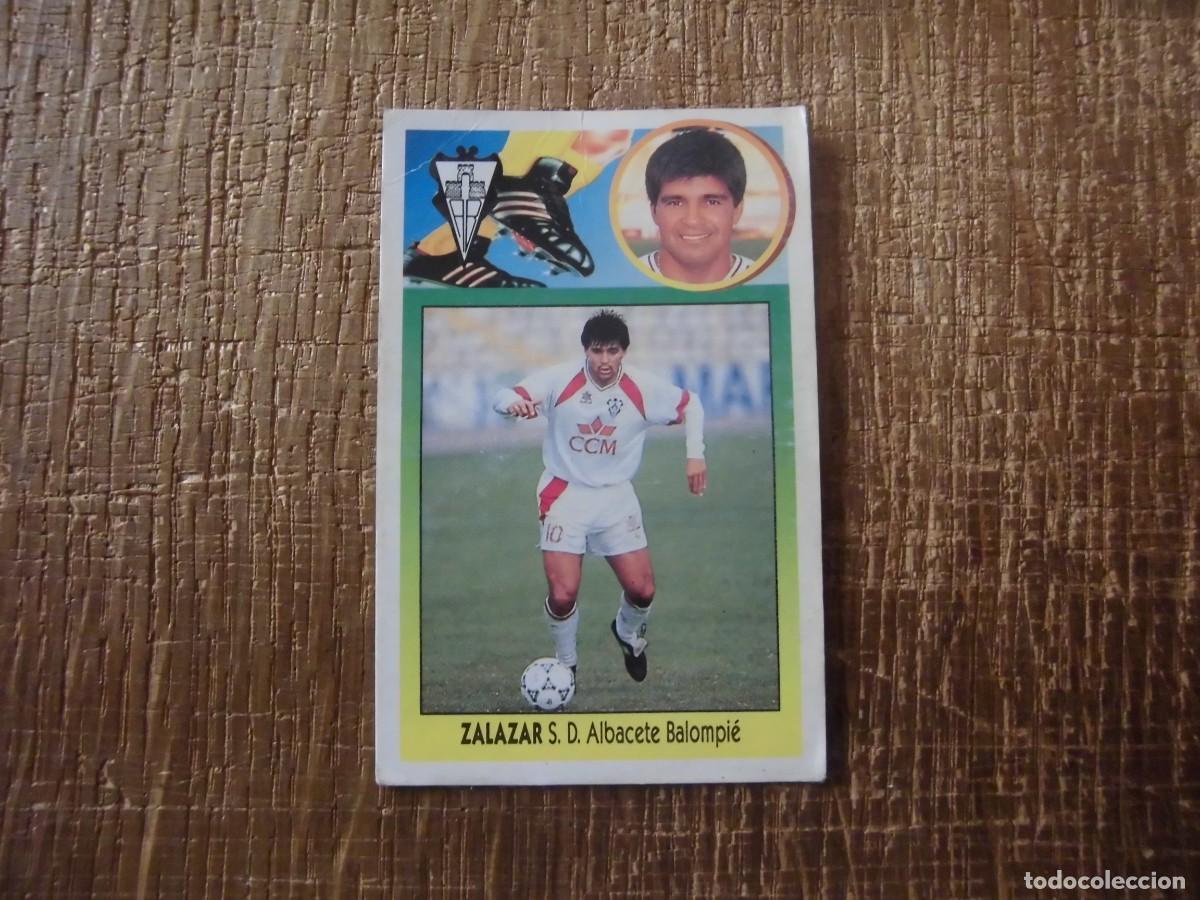 Cromos de F&uacute;tbol: ALBACETE ZALAZAR LIGA 93-94 EDICIONES ESTE CROMO CART&Oacute;N RECUPERADO