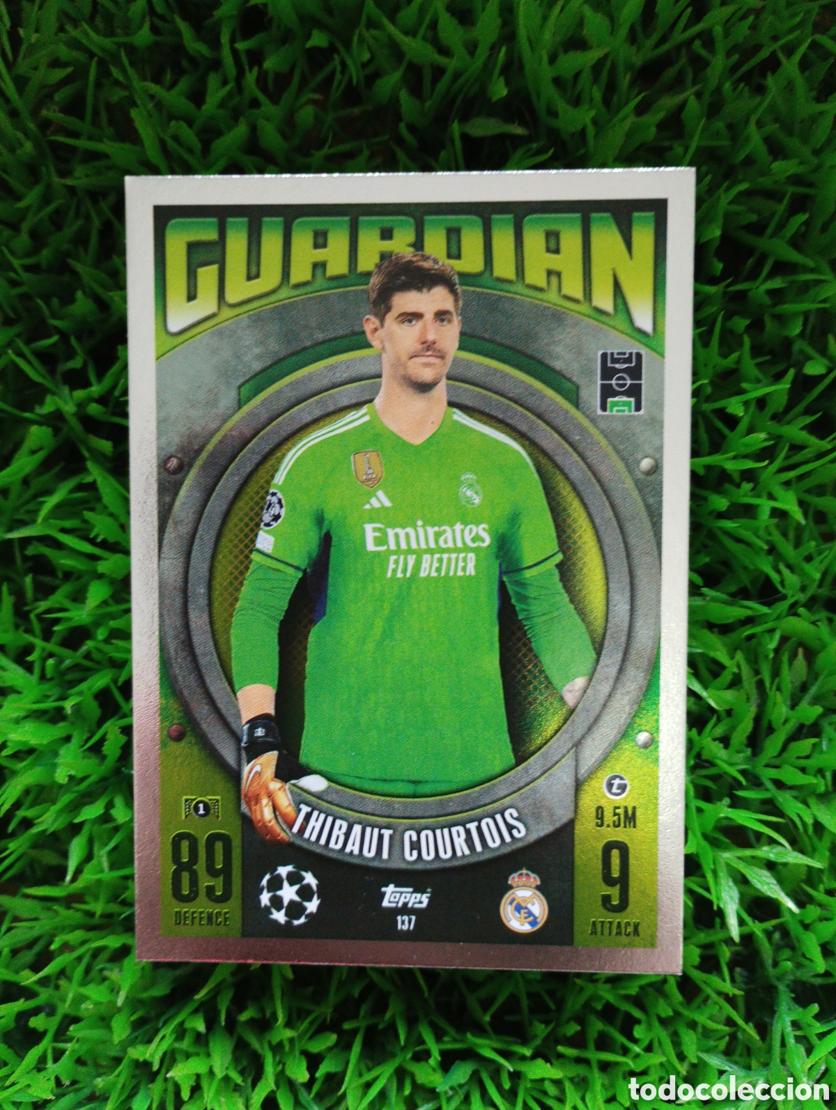 Cromos de F&uacute;tbol: Courtois Real Madrid GUARDIAN Match Attax 23-24 # 137