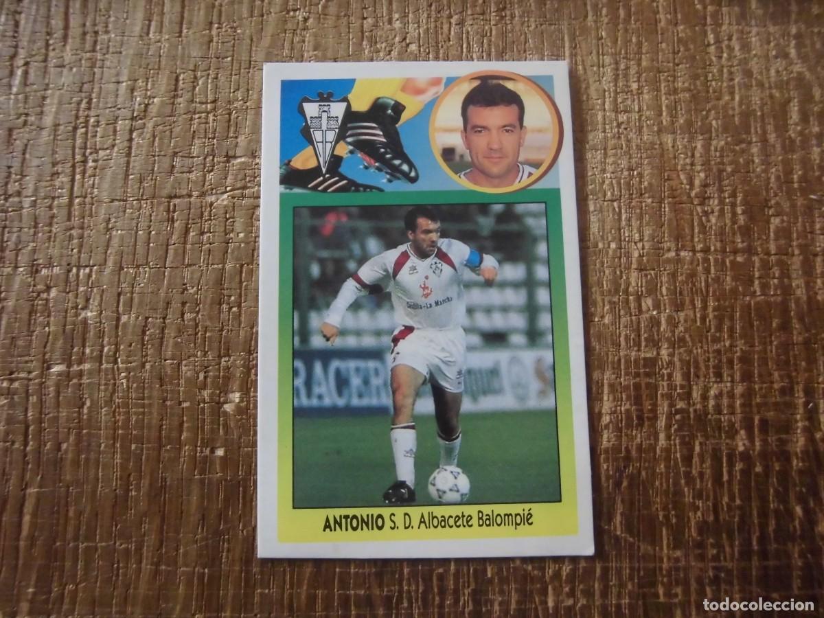 Cromos de F&uacute;tbol: ALBACETE ANTONIO LIGA 93-94 EDICIONES ESTE CROMO CART&Oacute;N RECUPERADO